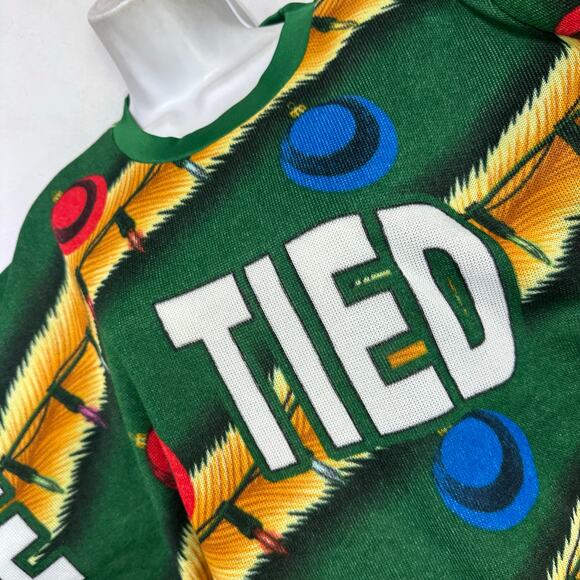 MAD Engine Yule Tie Double Sweater Funny Ugly Christmas Sweater One Size - Picture 6 of 7